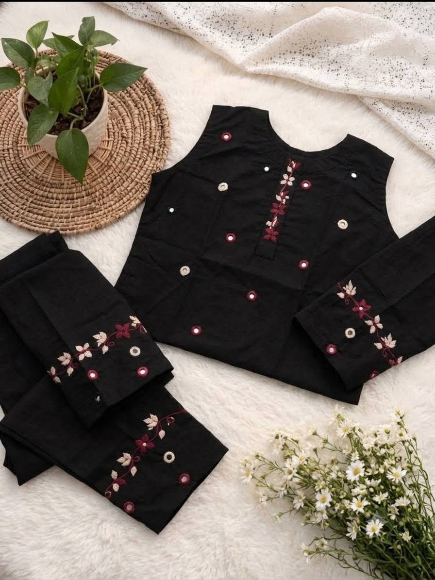 Midnight kurti set
