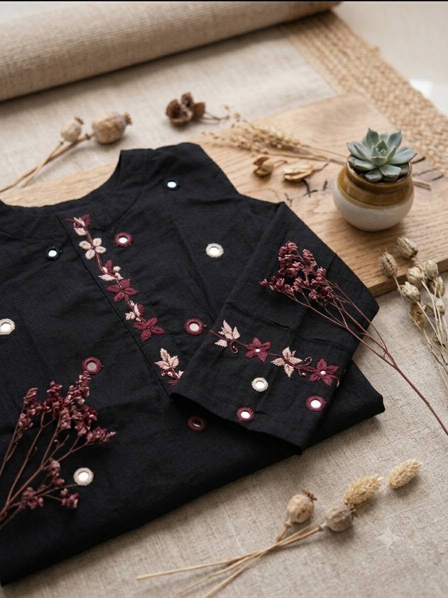 Midnight kurti set